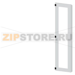 SIVACON, door half, left, inspection window, IP55, H: 2000 mm, W: 450 mm, RAL 7035, Protection class 1 Siemens 8MF1070-2UT25-0BE2 