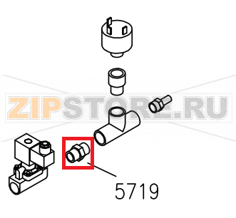Nipplo 1/2&#039; Inox Aristarco TR 1650                         Nipplo 1/2' Inox Aristarco TR 1650Запчасть на сборочном чертеже под номером: 5719Название запчасти Aristarco на итальянском языке: Nipplo 1/2' Inox Aristarco TR 1650