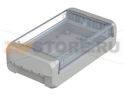 Корпус, 151x80x40 мм, поликарбонат UL 94 V0, прозрачная крышка Bopla B 140804 PC-V0-G 7035 
