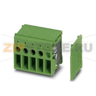 Клеммы для печатного монтажа Phoenix Contact FRONT 4-H-6,35-7 Номинальный ток: 32 А, Номинальное напряжение: 320 В, Размер шага: 6,35 мм, Полюсов: 7, Тип подключения: Винтовые зажимы, Монтаж: пайка, Направление подключения, проводник / печатная плата: 0 °.Минимальный заказ: 10 шт.Упаковка: 10 шт.
