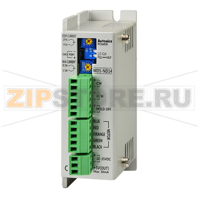 Драйвер шагового двигателя пятифазный 12-24 В, 3 A, высокое быстродействие, большой крутящий момент Autonics MD5-ND14 