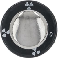 KNOB SILVER ø 56 mm SILK-SCREEN PRINTED
