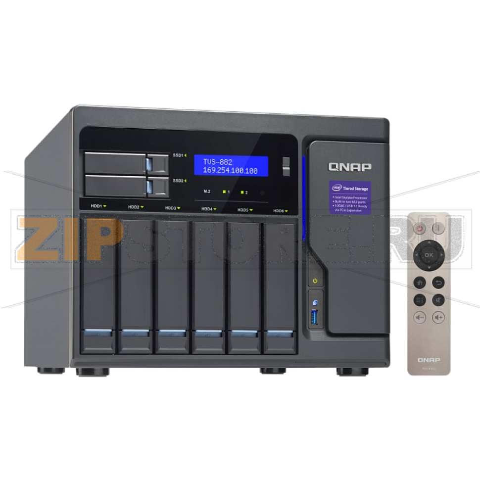 Накопитель сетевой QNAP TVS-882 