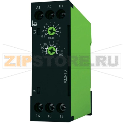 Реле времени 24-240 В/AC/DC, 0.05 с-100 ч, 1 шт Tele V2ZR10 