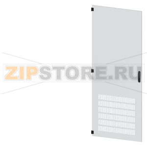 SIVACON, door, left, ventilated, IP20, H: 2200 mm, W: 800 mm, RAL 7035, Protection class 1 Siemens 8MF1280-2UT15-1BA2 