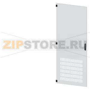 SIVACON, door, left, ventilated, IP20, H: 2200 mm, W: 800 mm, RAL 7035, Protection class 1 Siemens 8MF1280-2UT15-1BA2 