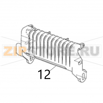 Pressure bracket Sato DR308e Pressure bracket Sato DR308eЗапчасть на деталировке под номером: 12Название запчасти на английском языке: Pressure bracket Sato DR308e.