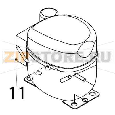 Terminal board Hoshizaki IM-65NE-25 Terminal board Hoshizaki IM-65NE-25Запчасть на деталировке под номером: 11