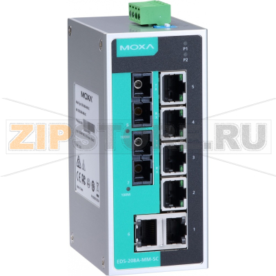 Коммутатор MOXA EDS-208A-MM-SC-T 