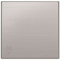Накладка розетки, нержавеющая сталь ABB 2014.80