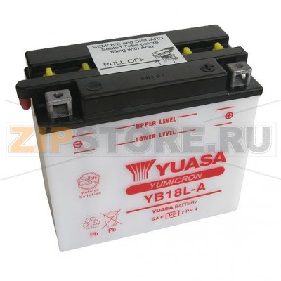 YUASA YB18L-A Мото аккумулятор Yuasa YB18L-A Напряжение АКБ: 12VЕмкость АКБ: 30Ah