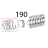 Cavo unipolare 16 MMQ, L=280 termi Unox XBC 1005E