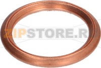 УПЛОТНИТЕЛЬ ОВАЛЬНЫЙ МЕДНЫЙ  Ø 14X10X1,6 MM