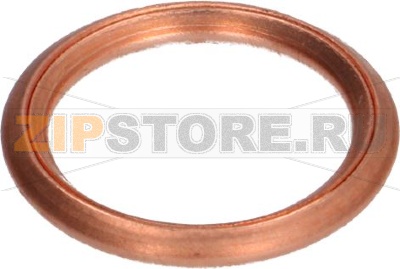 УПЛОТНИТЕЛЬ ОВАЛЬНЫЙ МЕДНЫЙ  Ø 14X10X1,6 MM 