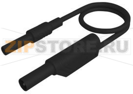 Провод тестовый 2 м, черный Hirschmann MAL S WS-B 200/2,5 BLACK 