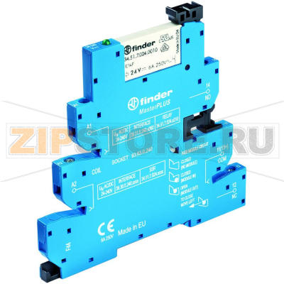 Модуль реле интерфейсный 240 V (DC), 240 V (AC), 6 A Finder 39.31.0.240.0060 