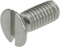 SCREW WITH FLAT COUNTERSUNK HEAD M5x12
