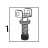 Kit printhead pressure toggle (Qty of 1) RH and LH Zebra 170PAX4