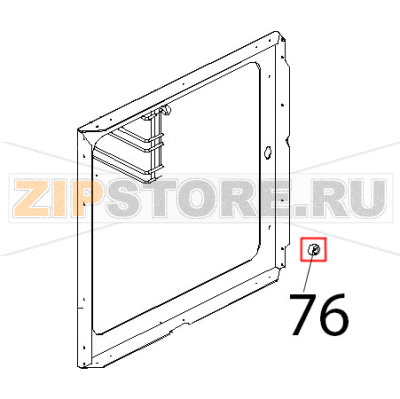 Calamita D=22.9 mm, per microporta Unox XV 203G Calamita D=22.9 mm, per microporta Unox XV 203GЗапчасть на деталировке под номером: 76