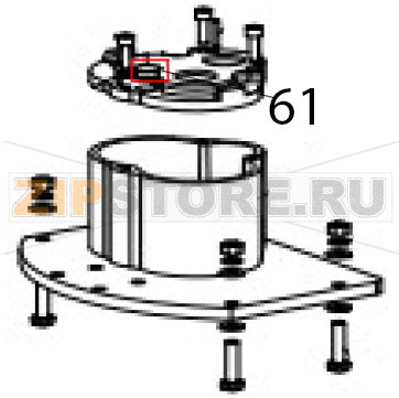 Bearing seat oil hole cover Hurakan HKN-20SN2V Bearing seat oil hole cover Hurakan HKN-20SN2VЗапчасть на деталировке под номером: 61