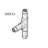 Tee nipple D.11,5 - rinse asse Comenda AC2