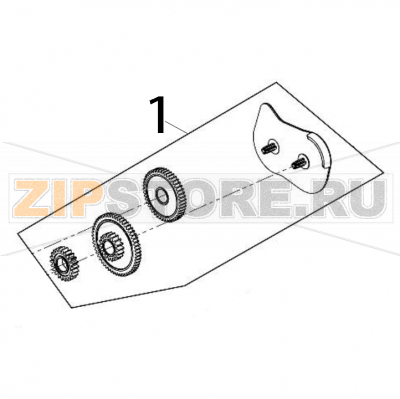 Gear assembly TSC TDM-30 Gear assembly TSC TDM-30Запчасть на деталировке под номером: 1