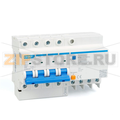 Дифавтомат 40 А, 30 мА, 6 кА Chint NXBLE-63 