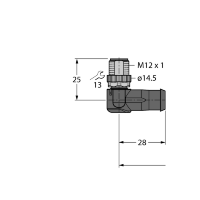 Кабель Ethernet Turck WSSD-RJ45S-4414-20M