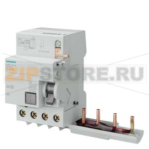 БЛОК УЗО ТИП AC 0.3-40A 4-ПОЛ 300MA Siemens 5SM2643-0 