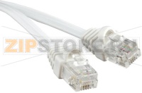 Hyperline PCM-RJ12-RJ12-1M-WH Патч-корд телефонный, molded (литой), 1 м, белый