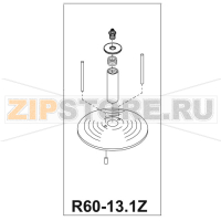 Pulley assy, for motor Bear Varimixer AR80 VL-1S