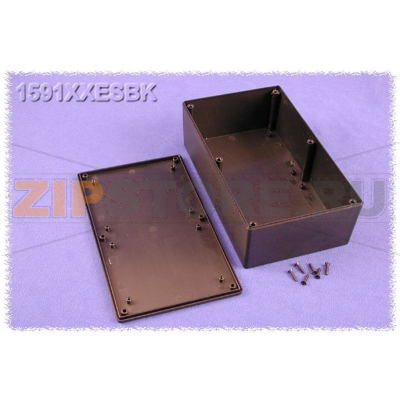 Корпус 193x113x62 мм, материал: пластик, черный, 1 шт Hammond 1591XXESBK 