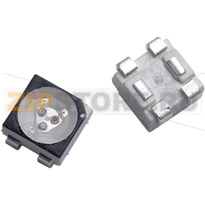 Светодиод 620 мкд, 1200 мкд, 280 мкд, SMD, PLCC4, красный, зеленый, синий, 120°, 20 мА Avago Technologies ASMT-QTB4-0AA02 