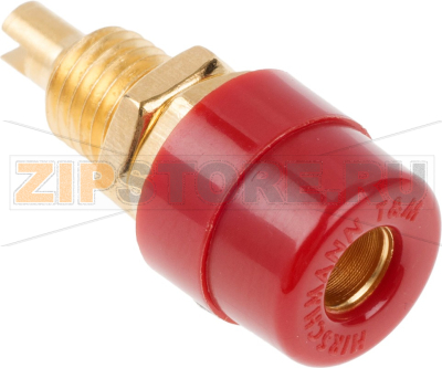 Штекер 4 мм, 32 A, 30 В/AC, 60 В/DC, красный Hirschmann 930176701 