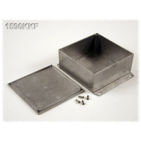 Корпус алюминиевый 125x125x56 мм, черный, 1 шт Hammond 1590KKFBK