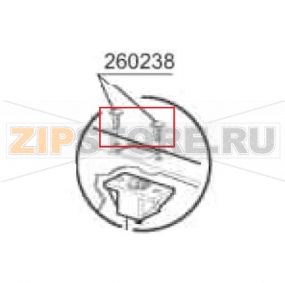 Vite Inox &quot;TB&quot;-4x10- Comenda LB 200 Vite Inox "TB"-4x10- Comenda LB 200Запчасть на сборочном чертеже под номером: 260238Название запчасти на итальянском языке: Vite Inox "TB"-4x10- Comenda LB 200
