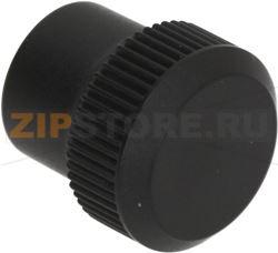 HANDLE BLACK ø 16x16 mm 