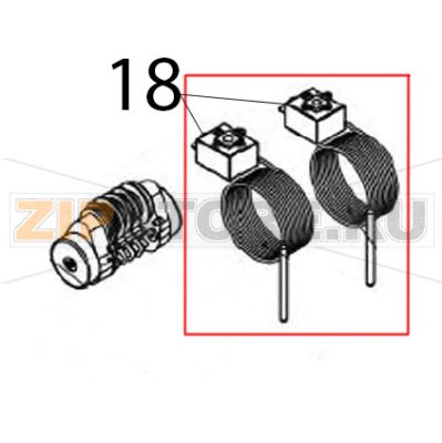 Termostato 0-90° C, capillare 3 M Vortmax DDM 660 Termostato 0-90° C, capillare 3 M Vortmax DDM 660Запчасть на деталировке под номером: 18