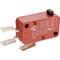Микропереключатель 250 В/AC, 10 A, 1 x выкл/вкл, с фиксацией, 1 шт Marquardt 1005.2801
