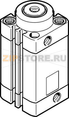 Пневмоцилиндр стопорный Festo DFSP-32-25-DF-PA 