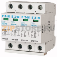 Комплект разрядников класс B+С, 4 полюса Eaton SPBT12-280/4