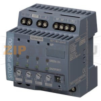 SITOP, 4х-канальный модуль селективности PSE200U 3 A NEC CLASS 2, вход: =24 В, выход:=24 В/3 А на канал, выход с настройкой по току 0,5-3 А с сообщениями о статусе канала Siemens 6EP1961-2BA61