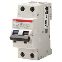 Выключатель дифференциального тока, автоматический, DS201 C10 AC100 ABB 2CSR255080R2104