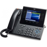 IP-телефон 48 В/DC, 2xGE (PoE), 5 линий, SIP, 640х480 пкс, 2xUSB Cisco CP-8961-C-K9