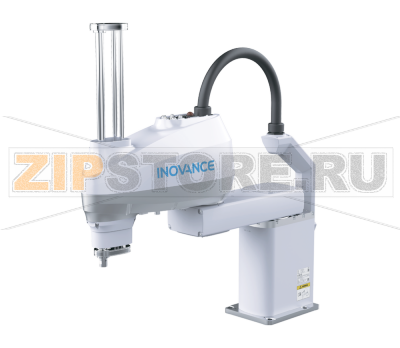 Робот, нагрузка: 35 кг, радиус действия: 800 мм, ход по вертикали: 420 мм, кабель: 5 м, повторяемость: ±0.05 мм, время цикла: 0.31 с Inovance IR-S35-80Z42S5-INT 