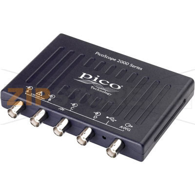 Осциллограф USB 100 МГц, 4 канала, 250 Мвыб/с, 128 МБ/кан, 8 Бит Pico 2408B 