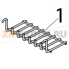 Internal tray slide Brema IF 75 Internal tray slide Brema IF 75Запчасть на деталировке под номером: 1Название запчасти Brema на английском языке: Internal tray slide IF 75.