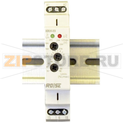 Реле контроля напряжения 48-276 В/AC Rose HRN-33 