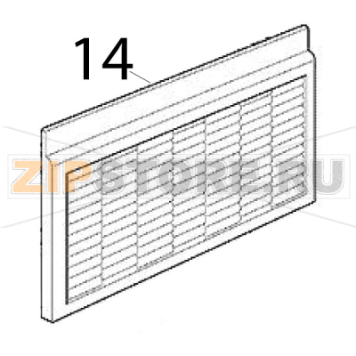 Cremagliera Scotsman BF 80 Cremagliera Scotsman BF 80Запчасть на деталировке под номером: 14