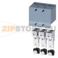 КЛЕММА ДЛЯ КРУГЛОГО ПРОВОДА 2 КАБЕЛЯ 3 ШТ. ПРИНАДЛЕЖНОСТЬ ДЛЯ 3VA2 100/160/250 Siemens 3VA9223-0JJ22